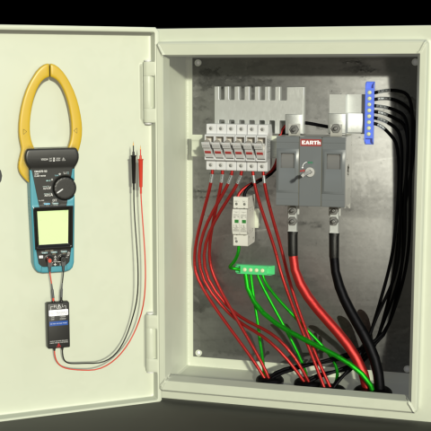 clamp meter and combiner box